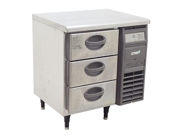 横浜市都筑区より 2012年製 フクシマ 業務用冷蔵庫 YDC-080RM-R/3段ドロワーテーブルを高価買取りしました！