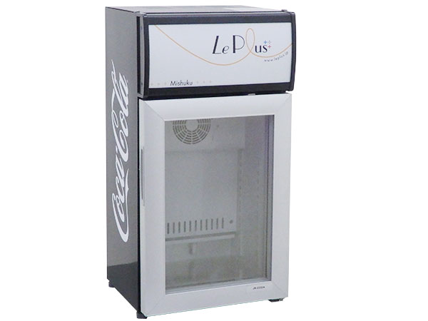 横浜市港北区より2014年製 コカコーラ 卓上冷蔵ショーケース ハイアール JR-CC25Aを高価買取りしました！