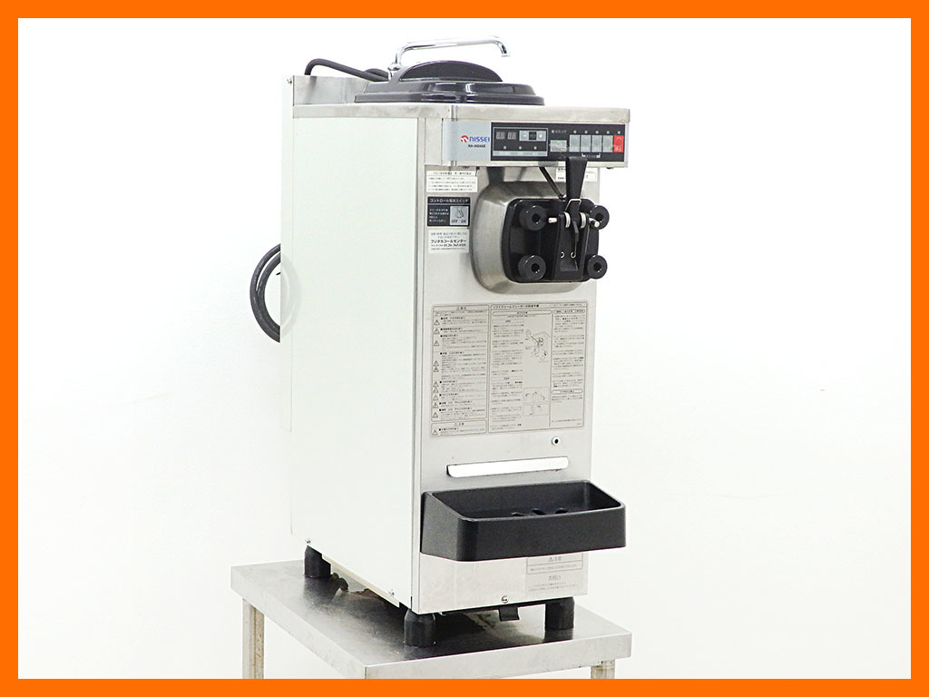 横浜市青葉区より2012年製 ニッセイ/日世 自動殺菌ソフトクリームサーバー スリムギア/シングルシリンダー NA-9424AEを高価買取りしました！