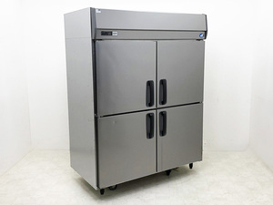 <em>買取金額</em><span>75,000円</span>パナソニック 業務用タテ型冷蔵庫 エコナビを出張買取りしました。