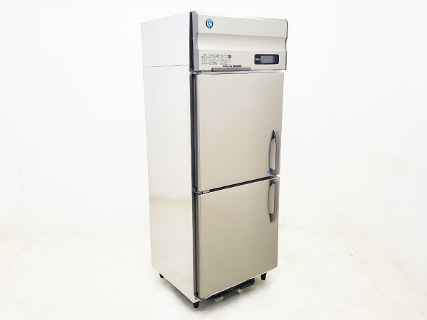 <em>買取金額</em><span>52,000円</span>ホシザキ 業務用タテ型冷凍冷蔵庫 HRF-75AT-(L)/冷凍223L/冷蔵214Lを高価出張買取りしました。